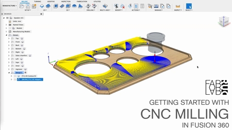Thumbnail for entry Getting started with CNC milling from Fusion 360