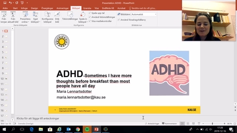 Thumbnail for entry ADHD Lecture