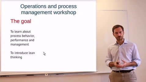 Thumbnail for entry RAMP Operations and Process Management: Video 2 - On the structure of the workshop