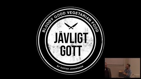 Miniatyr för mediepost Gustav Johansson matbloggen Jävligt Gott