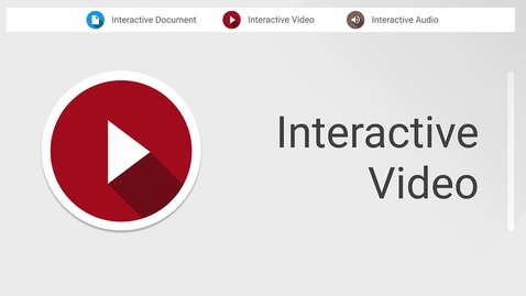 Miniatyr för inlägg Interactive Video