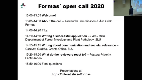 Thumbnail for entry Video meeting - Formas open call 2020