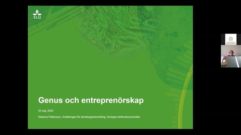 Thumbnail for entry Genusperspektiv på entreprenörskap 