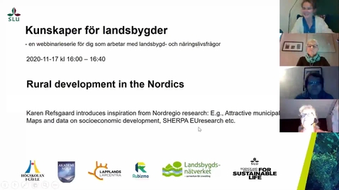 Thumbnail for entry Rural development in the Nordics