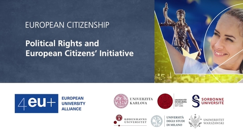 Thumbnail for entry European Citizenship - 1.4 Political Rights and European Citizens' Initiative