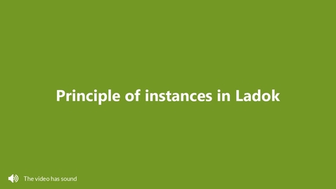 Miniatyr för inlägg Principle of instances in Ladok